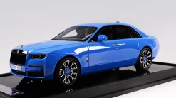 1/18 Dealer Edition Rolls-Royce 2nd Generation Ghost EWB Extended Wheelbase (Mexican Blue) Resin Car Model Limited 30 Pieces