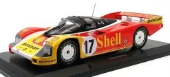 1/18 Norev Porsche 962C #17 2nd 24h LeMans 1988 Porsche AG Car Model