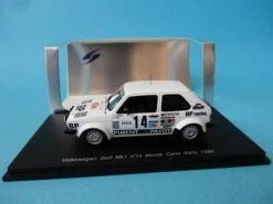 1/43 Volkswagen Golf Mk1,No.14, Monte Carlo 1980 Therier Vial Model Car By Spark