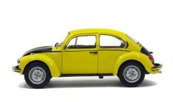 1/18 Solido 1973 Volkswagen VW Käfer 1303 GSR (Yellow With Black Hood) Diecast Car Model -Toy vehicles s1800510 volkswagen beetle 1303 gsr 2nd edition 1974 02 49051.1651869824