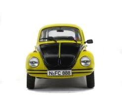 1/18 Solido 1973 Volkswagen VW Käfer 1303 GSR (Yellow With Black Hood) Diecast Car Model -Toy vehicles s1800510 volkswagen beetle 1303 gsr 2nd edition 1974 06 36596.1651869826